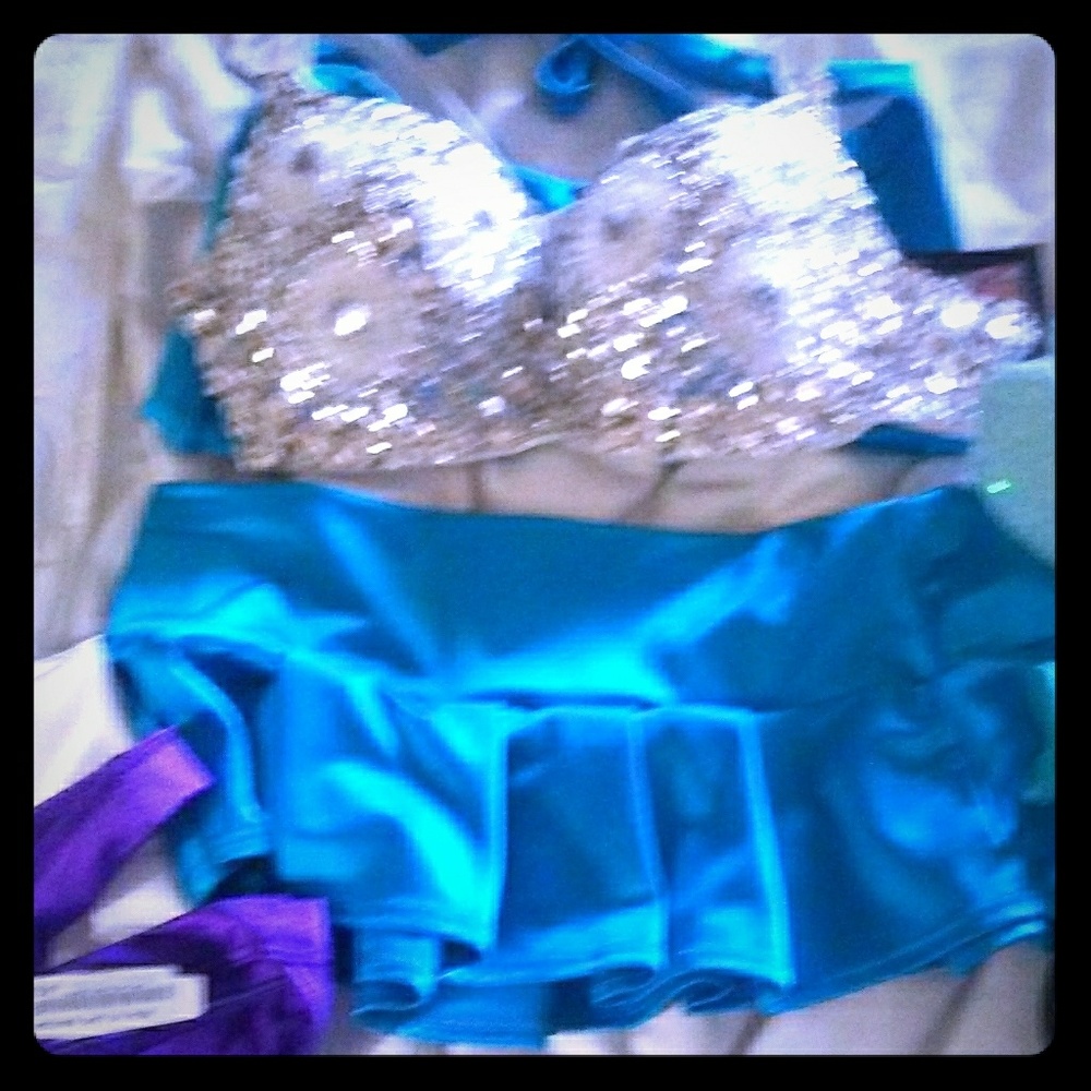 Turquoise Skirt